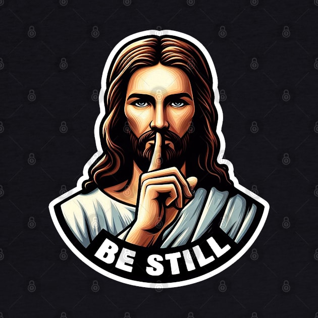 Exodus 14:14 Be Still by Plushism